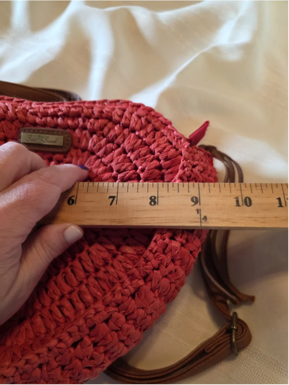 Sun N Sand Cross Body Bag Orange Heart